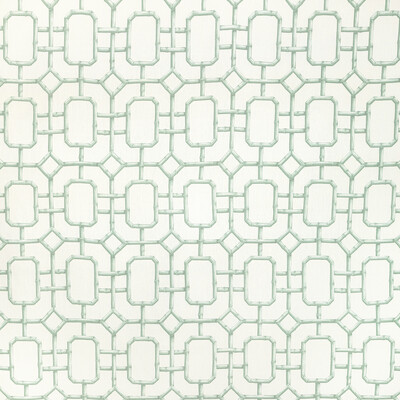 Kravet Couture BAMBU FRET.353.0 Bambu Fret Multipurpose Fabric in Leek/Teal/Green/White